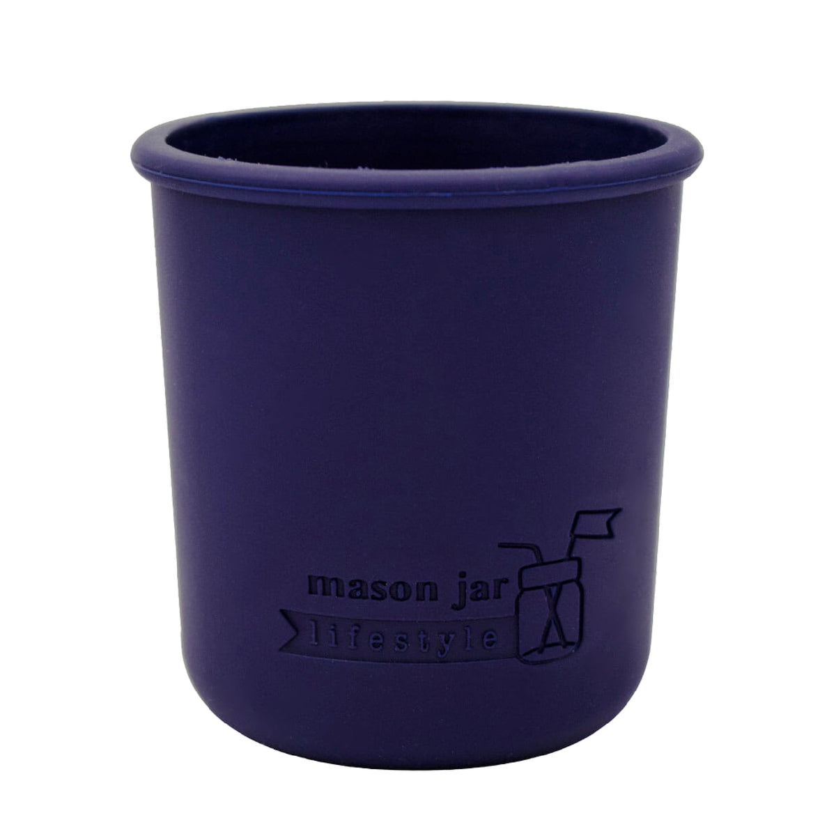 Silicone Sleeve for Regular Mouth Half Pint 8oz Mason Jars