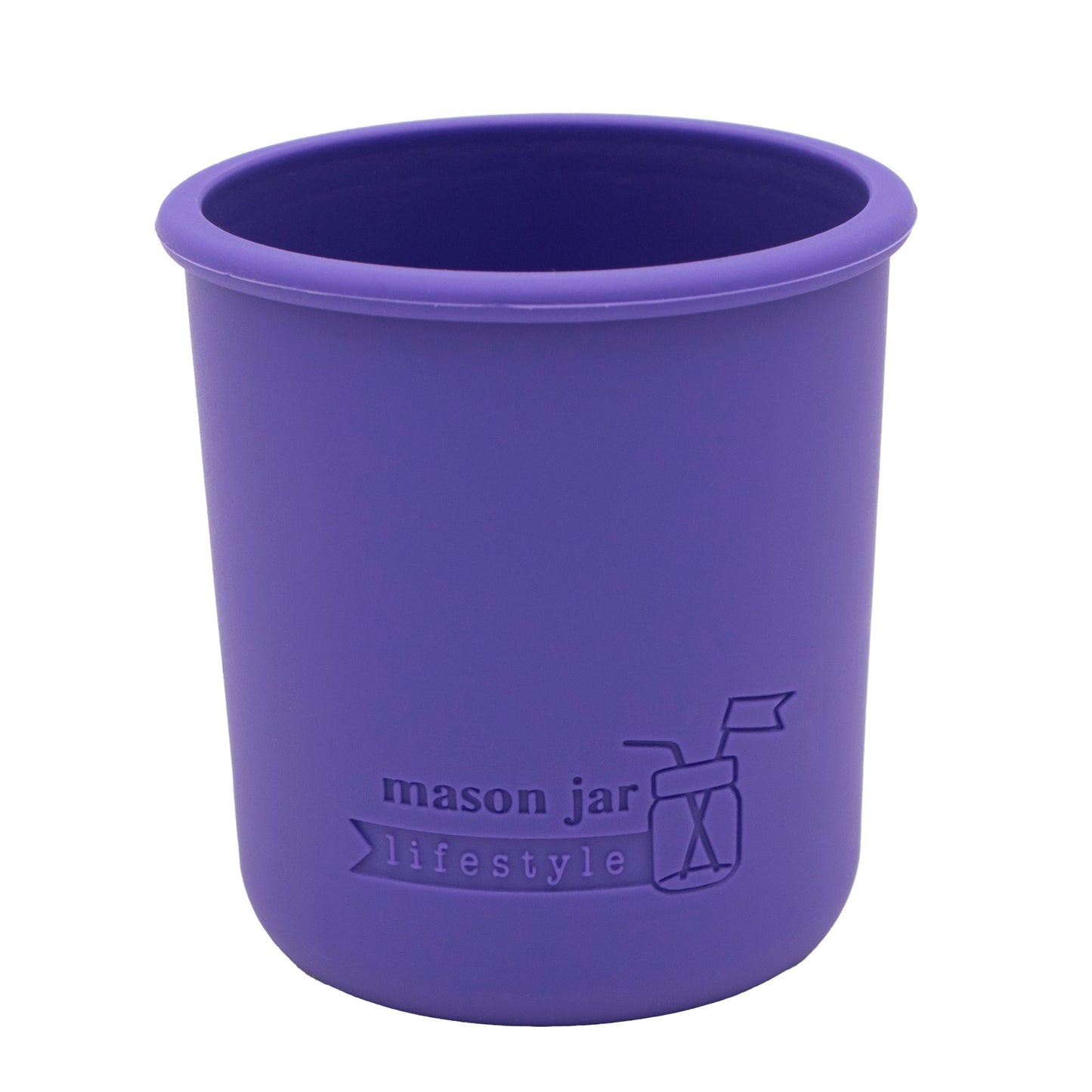 Silicone Sleeve for Regular Mouth Half Pint 8oz Mason Jars