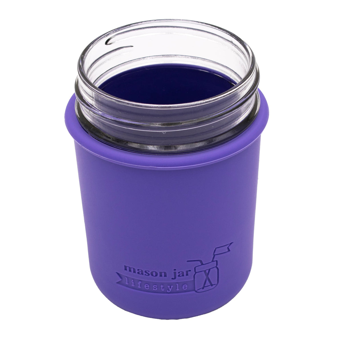 Silicone Sleeve for Regular Mouth Half Pint 8oz Mason Jars