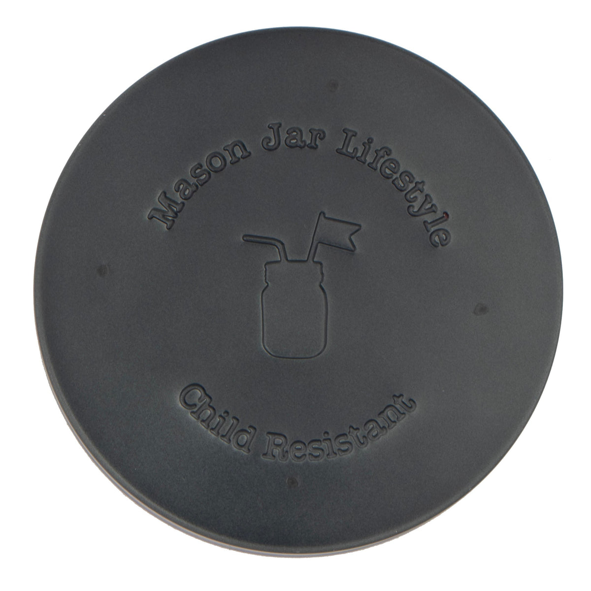 Child Resistant Lids for Regular Mouth Mason Jars 2 Pack