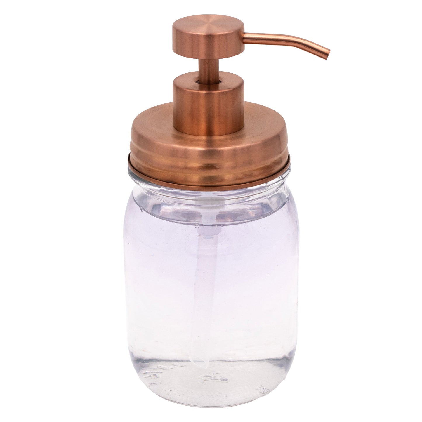 Vintage Copper Soap Pump Lid Kit for Regular Mouth Mason Jars